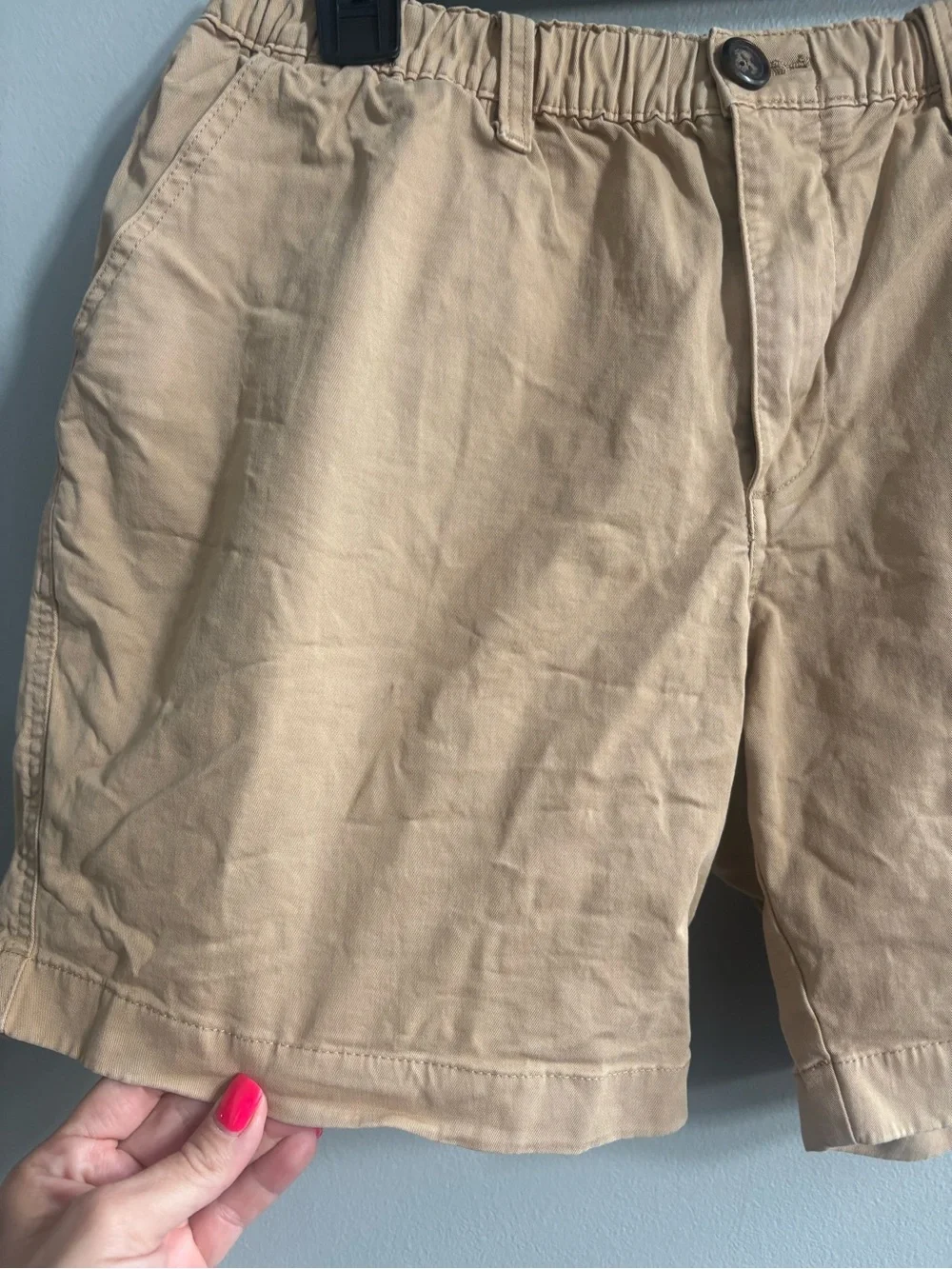 chubbies Light Tan Flat-Front Men's Shorts